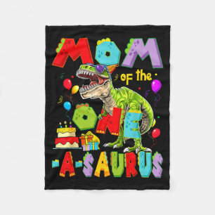 Cobertor De Velo Mãe do menino de um ano dinossauro