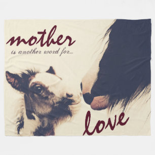 Cobertor De Velo Mãe é Outra Palavra para Cavalo de Amor