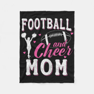 Cobertor De Velo Mãe engraçada de cheerleading Footll e Mãe de chee