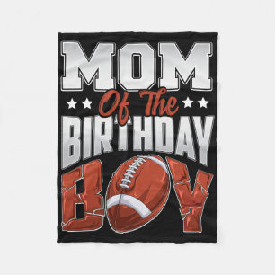Cobertor De Velo Mãe Futebol Aniversário Menino Família Bola Aniver
