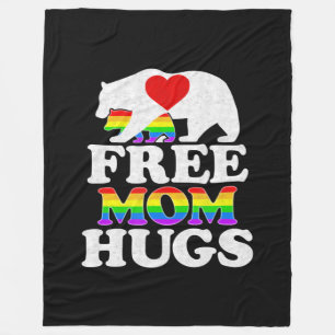 Cobertor De Velo Mãe grátis abraça mulheres LGBT Orgulho Urso da