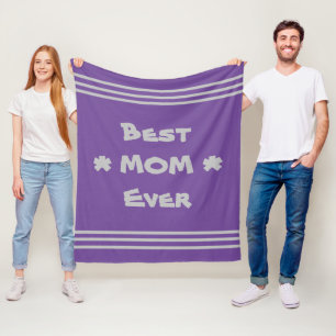 Cobertor De Velo Mãe Moderna Legal MELHOR MÃE CADA VEZ Cita Roxo