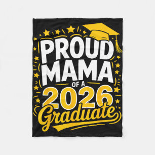 Cobertor De Velo Mãe orgulhosa de uma turma de formatura de 2026 co