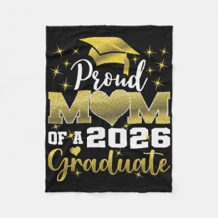 Cobertor De Velo Mãe Super Orgulhosa do Formando de 2026 Graduação 