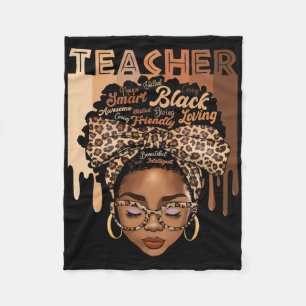 Cobertor De Velo Magia de Professora Negra Mês da História Negra Af