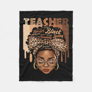 Cobertor De Velo Magia de Professora Negra Mês da História Negra Af