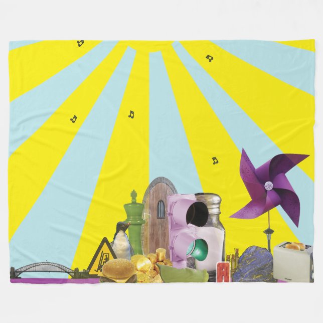 Cobertor De Velo Magic City Blanket (Frente (Horizontal))