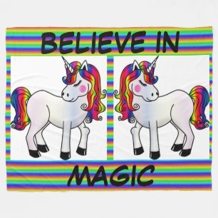 Cobertor De Velo Magic Unicorn