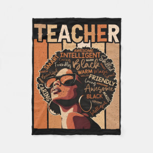Cobertor De Velo Mágica Professora Negra Educação História Negra Me
