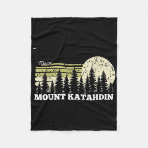 Cobertor De Velo Maine Caminhada Monte Katahdin Árvores Natureza Fl