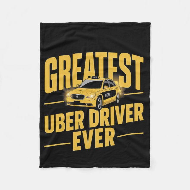 Cobertor De Velo Maior Driver De Uber Engraçado Com Driver De Uber  (Frente)