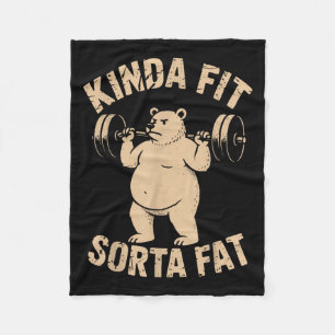 Cobertor De Velo Mais ou Menos em Forma Meio Gordo - Urso Engraçado
