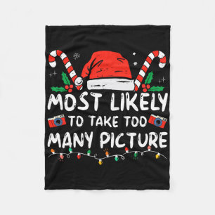 Cobertor De Velo Mais Propenso a Tirar Muitas Fotos Natal Divertido