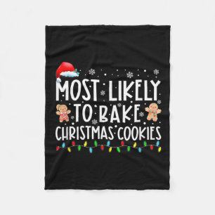 Cobertor De Velo Mais Provável A Assar De Biscoitos De Natal