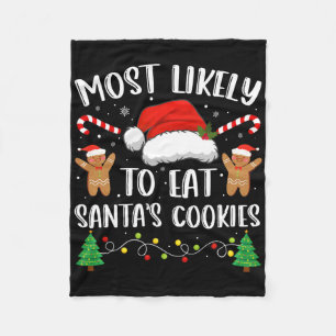 Cobertor De Velo Mais Provável Para Comer O Natal Da Família Santas