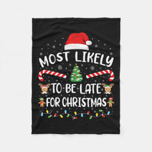 Cobertor De Velo Mais Provavelmente Atrasado Para A Fa Xmas Engraça