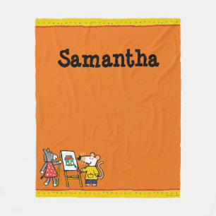 Cobertor De Velo Maisy e pintura Dotty no pré-escolar