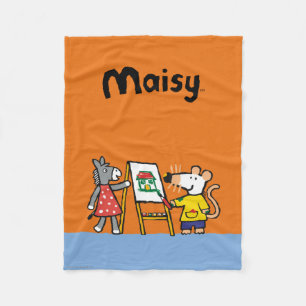 Cobertor De Velo Maisy e pintura Dotty no pré-escolar