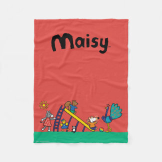 Cobertor De Velo Maisy no Playground com Amigos