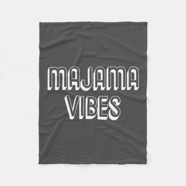 Cobertor De Velo Majama Vibes - Gujarati Engraçado  (Frente)