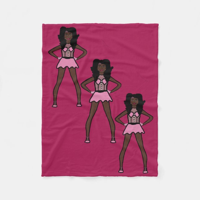 Cobertor De Velo Majorette/ Dancer Fleece Blanket Cotton Candy 2 (Frente)