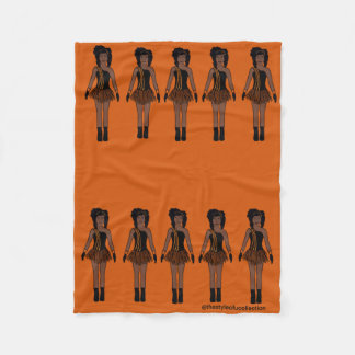 Cobertor De Velo Majorette/ Dancer Fleece Blanket Laranja
