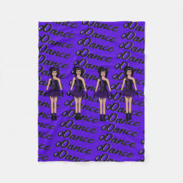 Cobertor De Velo Majorette/ Dancer Fleece Blanket Violet