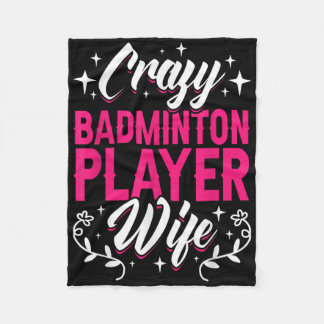 Cobertor De Velo Maldito Badminton Player Wife Shuttle