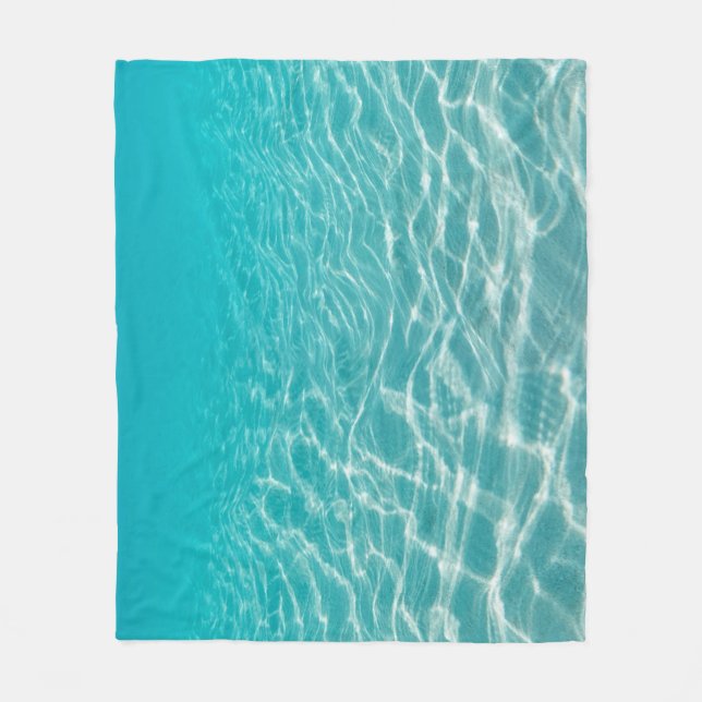 Cobertor De Velo Maldive Beach Reflete Uma Visão Bonita. (Frente)