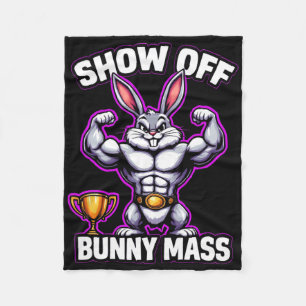 Cobertor De Velo Malhação Bunny Bodybuilder Show Do Bunny M Engraça
