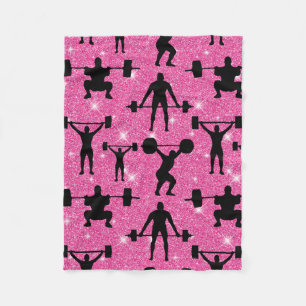 Cobertor De Velo Malhação Workout Gym Esporte Rosa