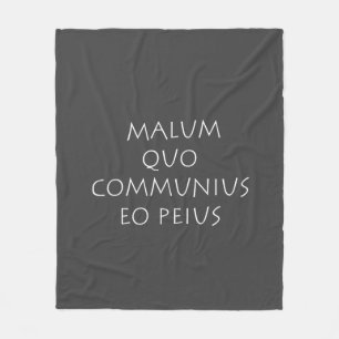 Cobertor De Velo Malum quo comunus eo peius