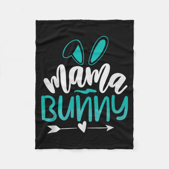 Cobertor De Velo Mama Bunny Premium Tri-blend  (Frente)