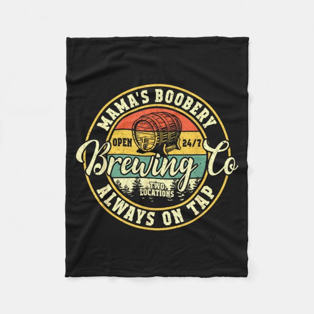 Cobertor De Velo Mama Ery Breastfeeding Brewery New Mom Brewing Co  (Frente)