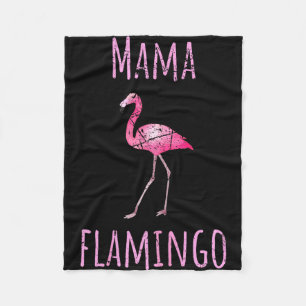 Cobertor De Velo Mama flamingo verão pássaro animal tropical
