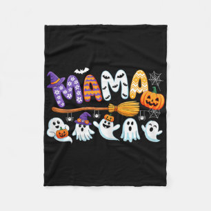 Cobertor De Velo Mama Halloween Boo Ghost Horror Figurino Parte Eng