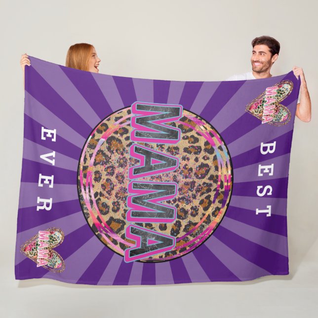 Cobertor De Velo Mama Heart Personalizar Amor (In Situ)