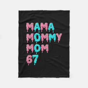 Cobertor De Velo Mama Mamãe Mãe Bruh 67 Meme Divertido Gíria Gen Al