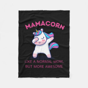 Cobertor De Velo Mama Unicorn Fan Club