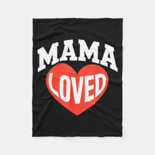 Cobertor De Velo Mamãe Amou Coração Fofo Dia das Mães Dia dos Namor