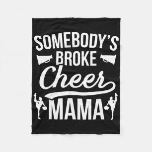 Cobertor De Velo Mamãe Cheer Desempregada Mãe De Uma Mãe Cheerleade