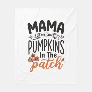 Cobertor De Velo Mamãe das Abóboras Mais Fofas Design de Camisa de 