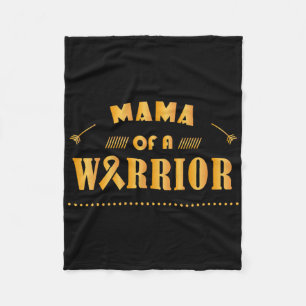 Cobertor De Velo Mamãe De Um Cancer De Infância Guerreiro Awarenes