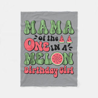 Cobertor De Velo Mamãe do Aniversário de 1 Ano do Melão Cute
