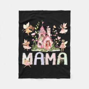 Cobertor De Velo Mamãe fada conto de fadas mágico aniversário menin