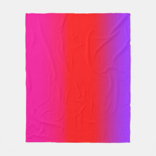 Cobertor De Velo Mambre Vermelho Magenta Festivo Roxo
