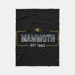 Cobertor De Velo Mammoth Est 1953 Esqui Para Esquiadores de Montanh