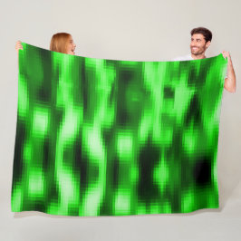 Cobertor De Velo Manchado verde e preto pastilhas de vidro