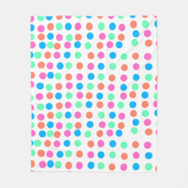 Cobertor De Velo Manchas primavera Pastel