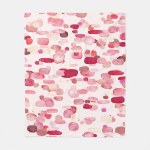 Cobertor De Velo Manchas Vermelhos Cor-de-Rosa Bonitos Sem Costura